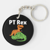 PTレックスかわいいフィジカルセラピーセラピスト キーホルダー (裏面)