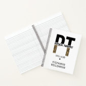 PT物理カスタムセラピストチーズプリント ノートブック (内部)