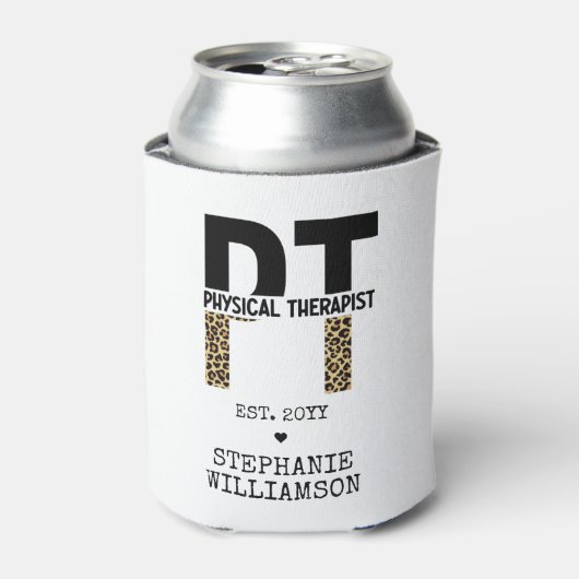 PT物理カスタムセラピストチーズプリント 缶クーラー (缶正面)
