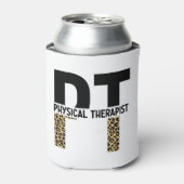 PT物理セラピストチータープリントPTグラードギフト 缶クーラー (缶正面)
