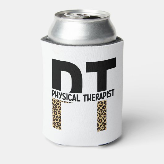 PT物理セラピストチータープリントPTグラードギフト 缶クーラー (缶裏面)