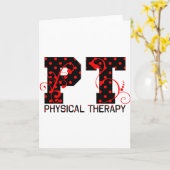 pt黒い赤い水玉模様 カード (黄色い花)