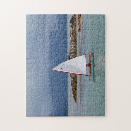 PT11ネスティングディンギーの景色の航行のパズル ジグソーパズル (縦)