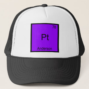 Pt - アンダーソン おもしろ 化学 元素記号 Tシャツ キャップ
