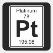 Pt – プラチナ スクエアシール (正面)