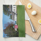 Pt Aux Barquesライトハウスキッチンタオル キッチンタオル (四つ折り)