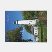 Pt Aux Barquesライトハウストールドアマット ドアマット (正面)