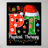 Pt Christmas Physical Therapy Christmas Pt Xmas  ポスター (正面)
