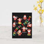 Pt Christmas Physical Therapy Santa Therast Xmas P カード (黄色い花)