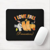 Pt Nurse Fall I Love Fall Prevention Fall Physical マウスパッド (マウス)