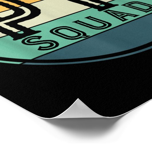 Pt Squad Retro Physical Therapy  ポスター (角)