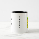 PTAポーズディーゼルコーヒーマグ–11oz ツートーンマグカップ (中央)