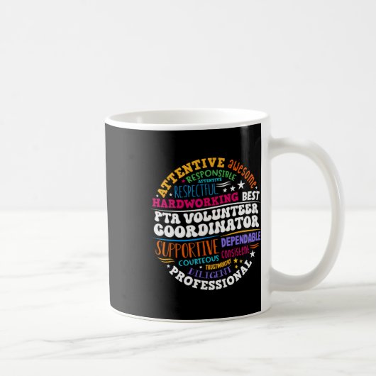 PTA保護者会ボランティアコーディネーター コーヒーマグカップ (右)