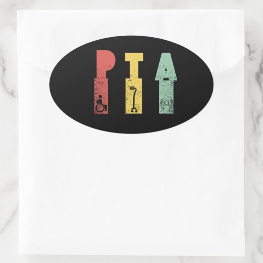 PTA魔法瓶 楕円形シール (バッグ)