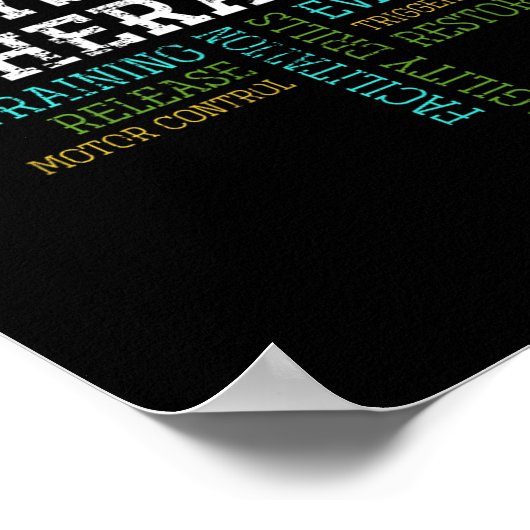 Pta Physical Motivational Therapy Gift Physical Th ポスター (角)