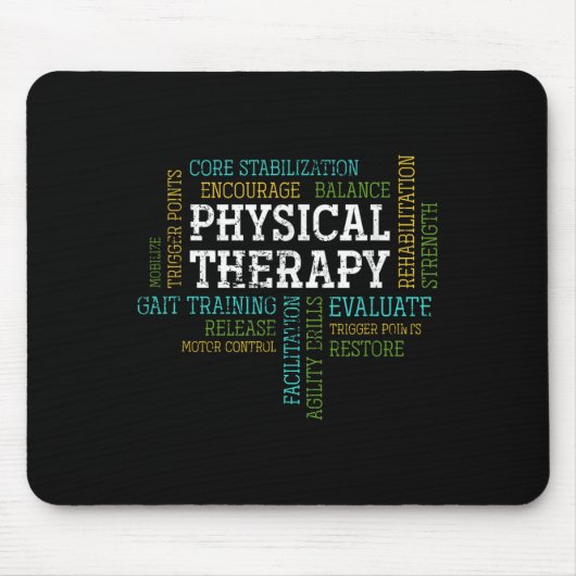 Pta Physical Motivational Therapy Gift Physical Th マウスパッド (正面)