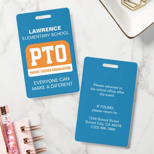 PTA/PTO バッジ (オフィス)