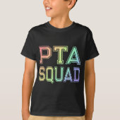 PTA Squad – 親先生団体や組織協会 Tシャツ (正面)