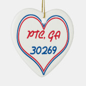 PTC GA 30269 -ハート セラミックオーナメント (右)