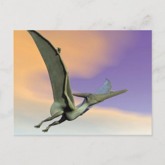 Pteranodonの恐竜の飛行- 3Dは描写します ポストカード