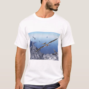 Pteranodonの鳥- 3Dは描写します Tシャツ