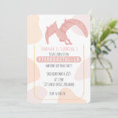 Pterodactyl Kidsの最初の誕生日パーティーの招待 招待状 (スタンド正面)