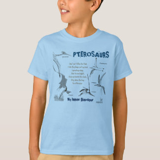 Pterosaursは私の内部の恐竜ワイシャツグレッグポールをからかいます Tシャツ