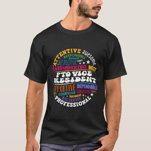 Pto副社長新学期照合の親 Tシャツ (正面)