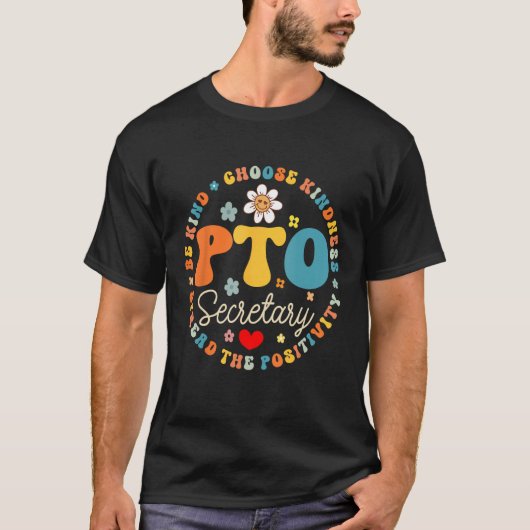 PTO秘書新学期照合グループ親 Tシャツ (正面)