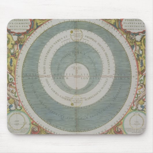 Ptolemaicシステム、「天の地図書から、かTh マウスパッド (正面)