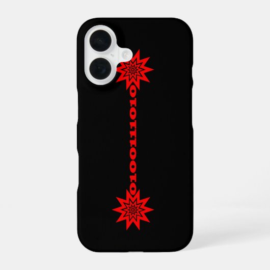PTPレーザー光データビーム iPhone 16ケース (裏面)