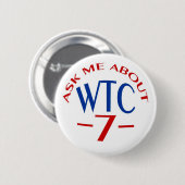 PTP "WTC7"ボタン-スタイルBについて私に尋ねて下さい 缶バッジ (正面&裏面)