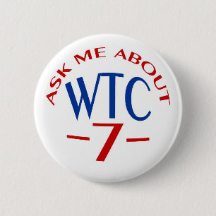 PTP "WTC7"ボタン-スタイルBについて私に尋ねて下さい 缶バッジ