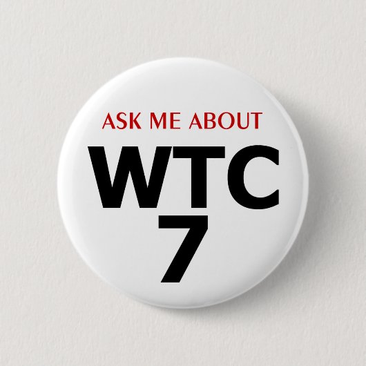 PTP "WTC7"ボタン-スタイルFについて私に尋ねて下さい 缶バッジ (正面)