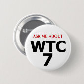 PTP "WTC7"ボタン-スタイルFについて私に尋ねて下さい 缶バッジ (正面&裏面)