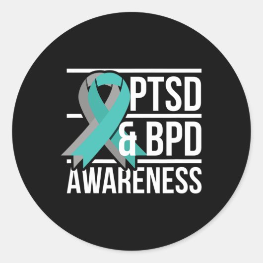 PtsdおよびBpd認識度 ラウンドシール (正面)