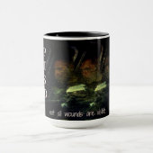 PTSDすべての傷が目に見える飲料マグカップ マグカップ (中央)