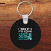 PTSDと一緒に暮らす キーホルダー (正面)