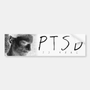 PTSDのバンパーステッカー バンパーステッカー