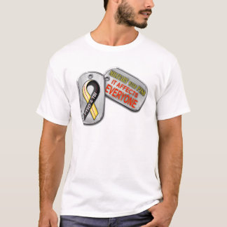 PTSDのロゴの軍隊 Tシャツ