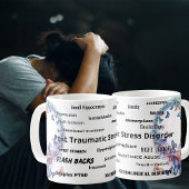 PTSDの現実を啓発する陶器マグ コーヒーマグカップ