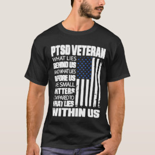 PTSDの退役軍人 Tシャツ