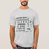 PTSDの「PERSEVERE」Tシャツ Tシャツ (正面)