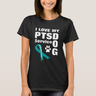 PTSDサービスドッグ Tシャツ