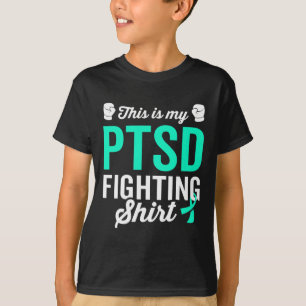 Ptsdストレス戦士サバイバー認識度グッドレアー Tシャツ