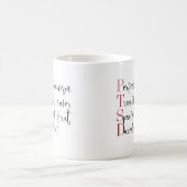 PTSDマグユーモアのある コーヒーマグカップ (中央)