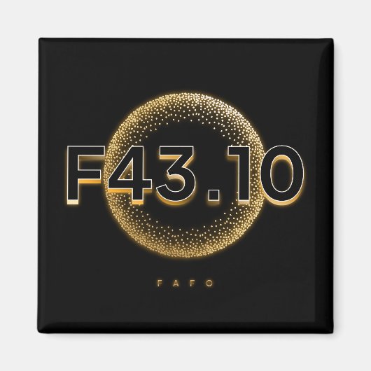 PTSDメンタルヘルス認識度F43.10 マグネット (正面)