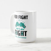 PTSD啓発 セラミックマグカップ 母へ捧ぐ コーヒーマグカップ (正面左)