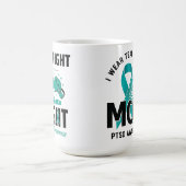 PTSD啓発 私の母のためのセラミックマグ コーヒーマグカップ (中央)