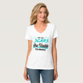 PTSD啓発VネックTシャツ Tシャツ (正面フル)